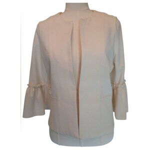 Worthington Cream Blazer with Bell Sleeves